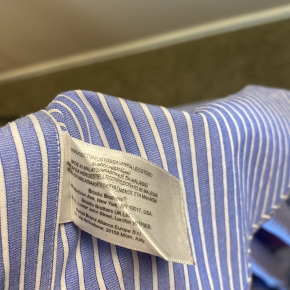 BrooksBrothers Slim Fit No Iron Button Down Shirt - Picture 8 of 8